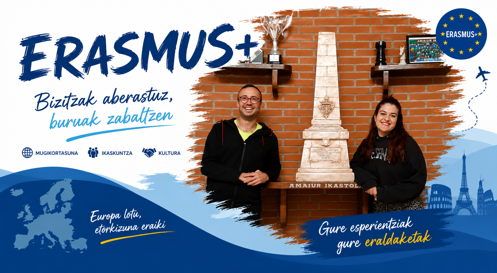 AMAIUR IKASTOLA EN ERASMUS +
